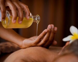 Huiles pour le massage ayurvédique 